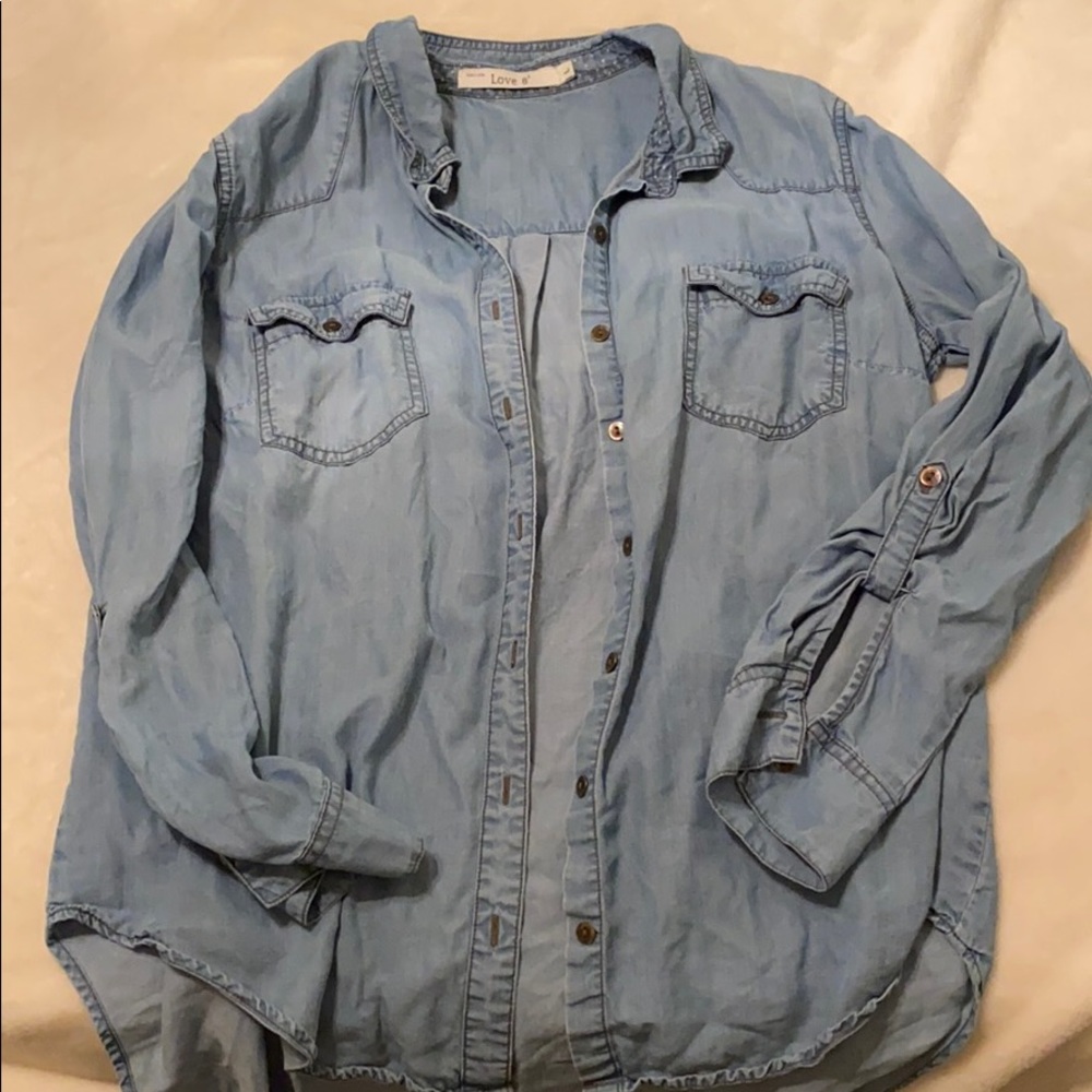 Denim Button Down